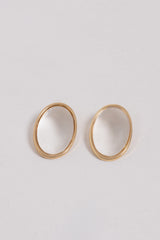 Brinco Paros Oval Transparente