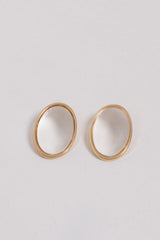 Brinco Paros Oval Transparente