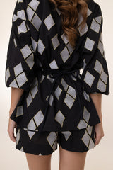 Kimono Madrid Bordado