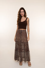 Saia Tokyo Animal Print Tule