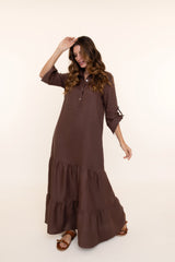 Vestido Veneza Marrom