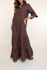 Vestido Veneza Marrom