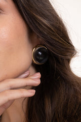 Brinco Paros Esfera Transparente