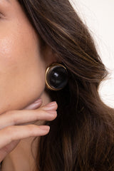 Brinco Paros Esfera Transparente