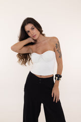 Cropped Denver Strapless