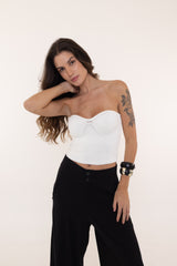 Cropped Denver Strapless