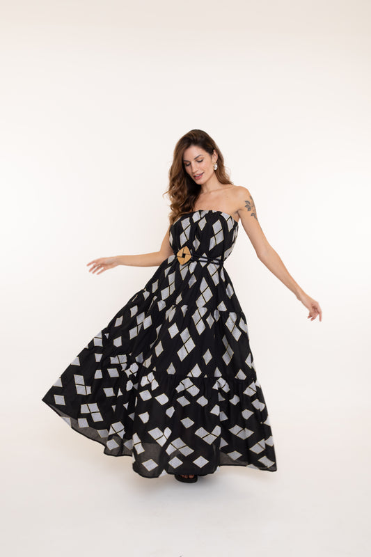 Vestido Madrid Bordado