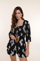 Kimono Madrid Bordado