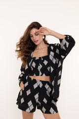 Kimono Madrid Bordado