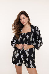 Kimono Madrid Bordado