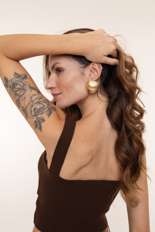 Cropped Baronesa Decote Redondo