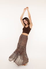 Saia Tokyo Animal Print Tule