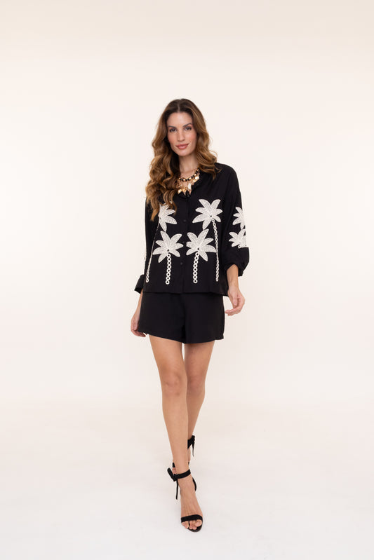 Conjunto Midnight Flowers