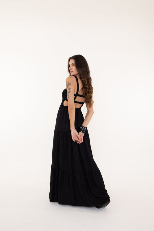 Vestido Porto Costas Tiras