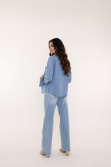 Calça Berlim Reta Jeans