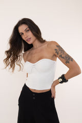 Cropped Denver Strapless